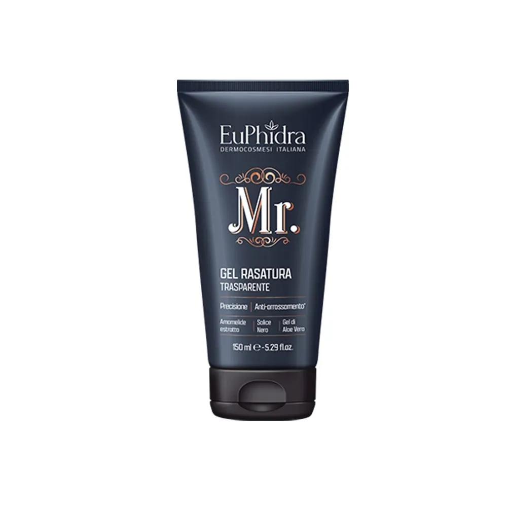 Euphidra Mr. Gel Rasatura Barba Trasparente Anti-Arrossamento 150 ml