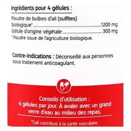 Nat & Form Écoresponsable Ail Bio 200 gélules végétales