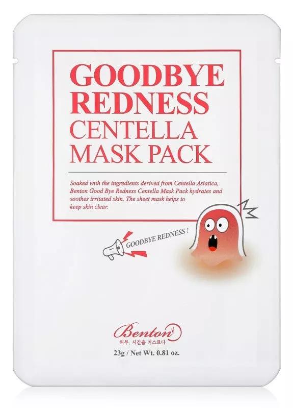 Benton Máscara Tecido Anti-Vermelhidão Centela goodbay Redness 23gr