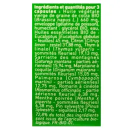 Puressentiel Respiratoire Bronches Bio 30 capsules