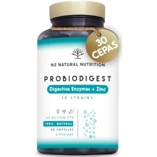 N2 Natural Nutrition Probiodigest 60 Vegan Capsules