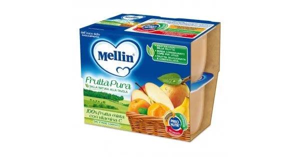 Mellin Frutta Pura Frutta Mista 4x100 g