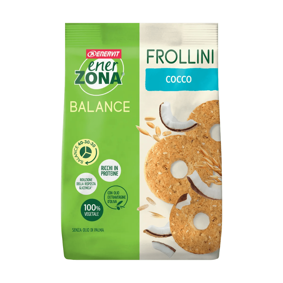 Enerzona Frollini 40-30-30 Cocco Sacchetto 250g