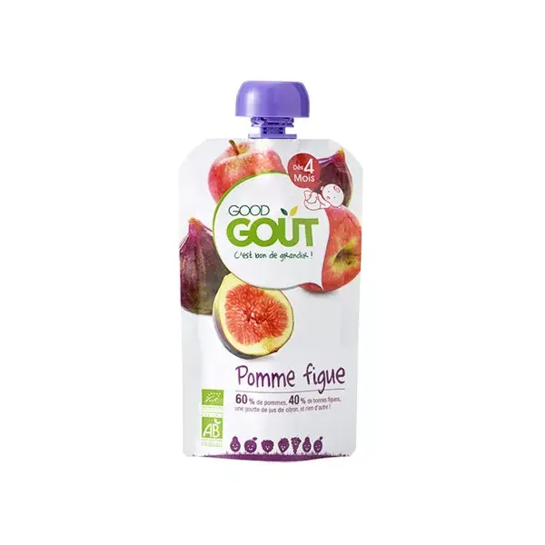 Good Goût Apple and Fig Pouch 4+ months 120g