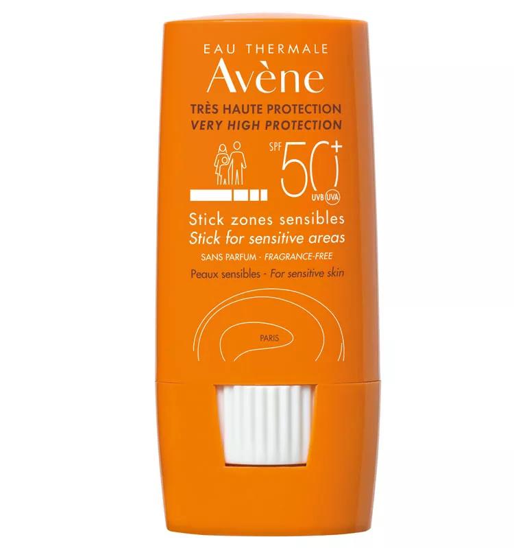 Avène Solar Stick Solar 50+ Zonas Sensíveis 8gr