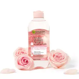 Garnier SkinActive Solution Micellaire Tout en 1 à l'Eau de Rose Peau Terne et Sensible 400ml