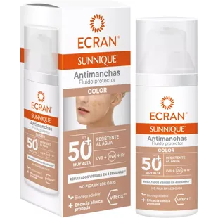 Ecran Sunnique Anti-Dark Spot Color Facial Protector Fluid SPF50+ 50ml
