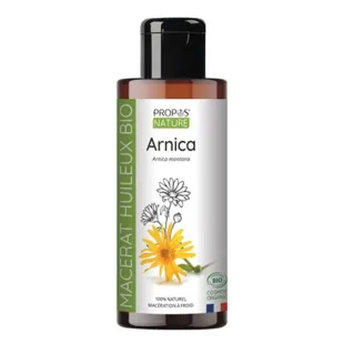 Olio di arnica biologico macerato per aromaterapia e fitoterapia Propos' Nature 100ml