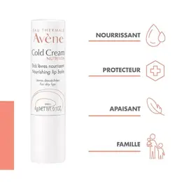 Avène Cold Cream Stick Lèvres Nourrissant 4g