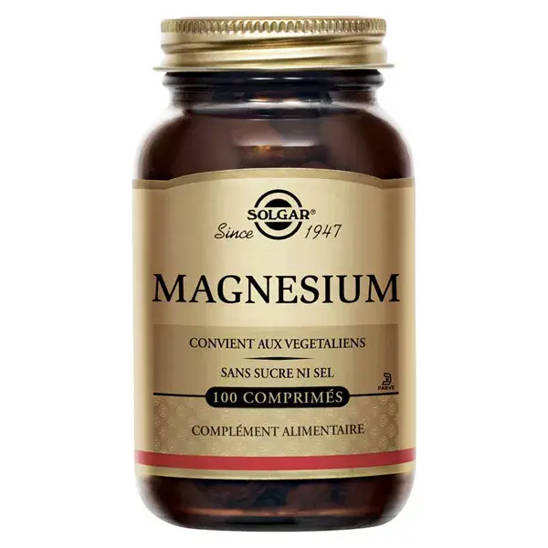Solgar magnesio 100 comprimidos