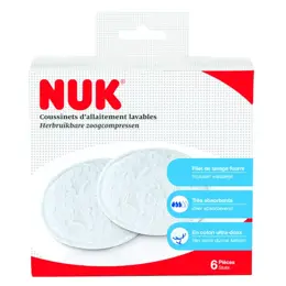 Nuk Allaitement Coussinet Lavable 6 unités