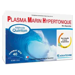 Biotechnie Programme Plasma Marin Hypertonique 40 ampoules