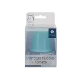 Ventouse Silicone Anti-Cellulite avec Pochon Bleu