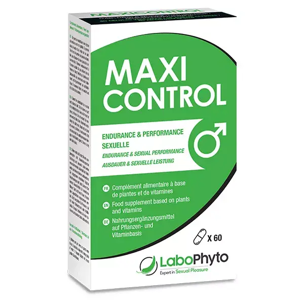 Labophyto MAXI CONTROL - cure retard de l'éjaculation - 60 gélules