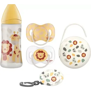 Mifarma Baby Chupete +18m 2 uds + Broche + Portachupete + Biberón