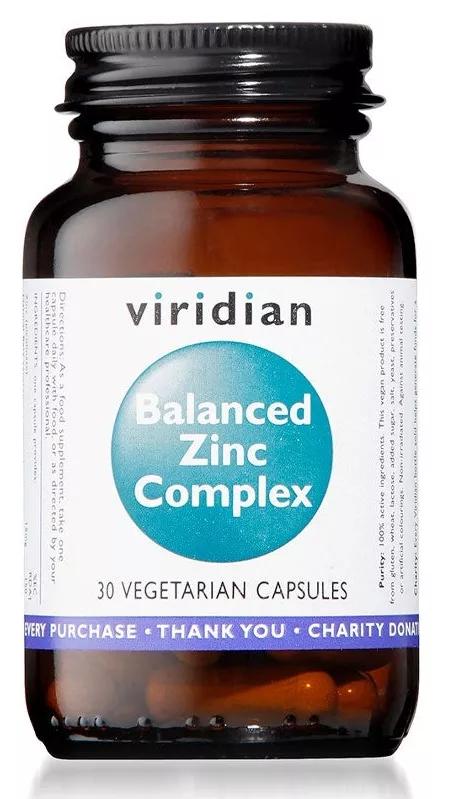 Viridian Balanced Zinc Complex 30 Cápsulas