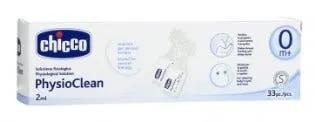 Chicco Physioclean Soluzione Fisiologica Aerosol 33  Flaconcini 2 ml