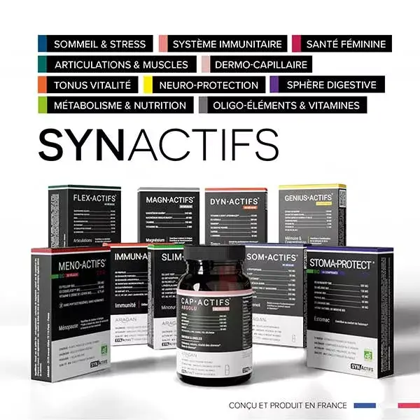 Complément Alimentaire Anti GASPI Aragan Synactifs ZincActifs - 60 Gélules, DLUO 07/2025