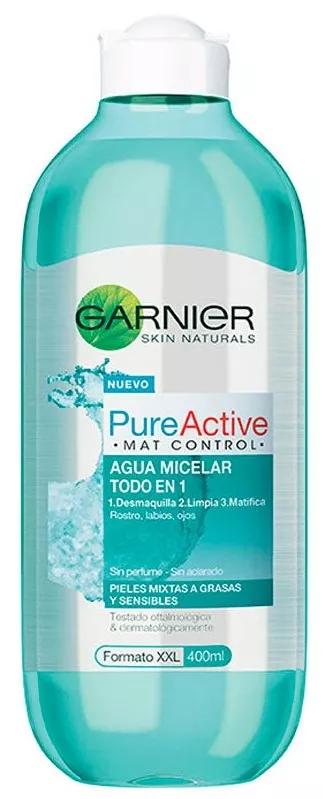 Garnier Agua Micelar Mat Control Todo en 1 Pure Active 400 ml