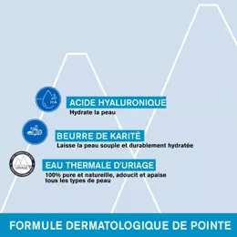 Uriage Eau Thermale Lait Velouté Corps Hydratant Peaux Sèches Sensibles 500ml