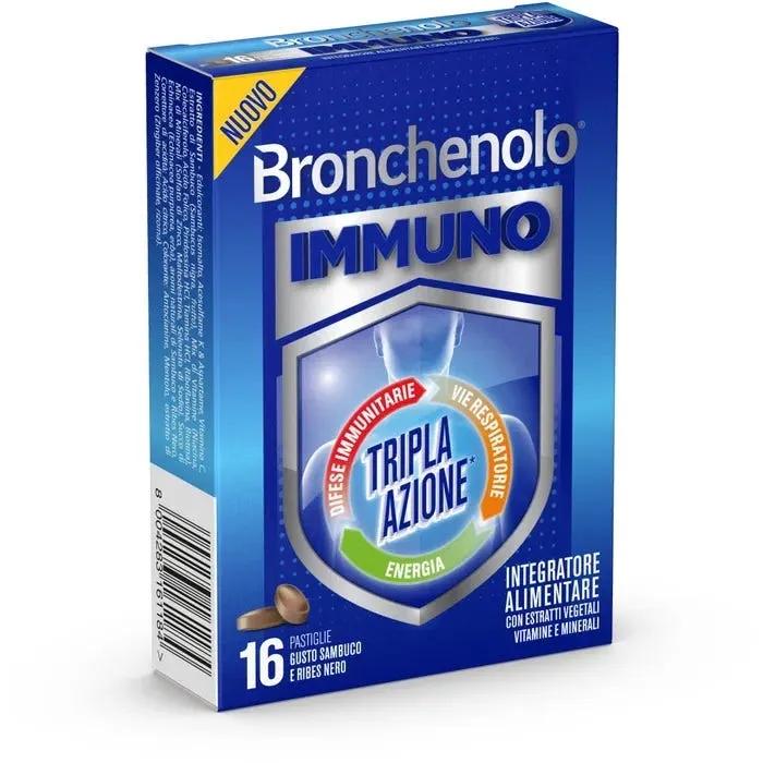 Bronchenolo Immuno Integratore per Sostenere il Sistema Immunitario 16 Pastiglie