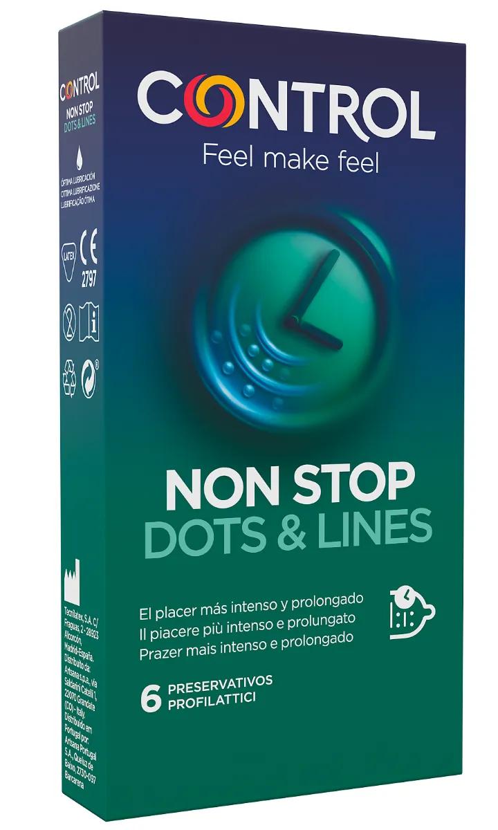 Control Non Stop Profilattici Ritardanti e Stimolanti  6 Pezzi