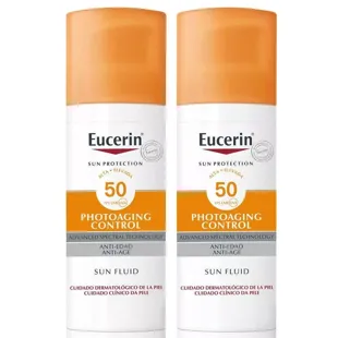 Eucerin Solaire Fluide Photoaging Control Duplo Pack SPF50+ 50ml