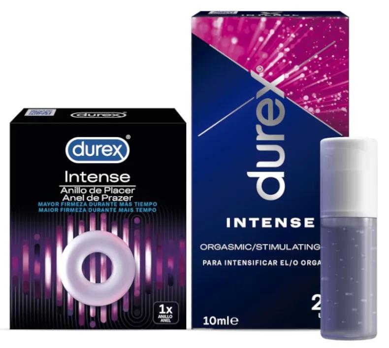 Durex Pack Intense Orgasmic Gel 10ml + Pleasure Ring