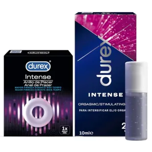 Durex Pack Intense Orgasmic Gel 10 ml + Vergnügungsring