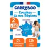 Carryboo Couches de nos régions Taille 2 (3-6kg)