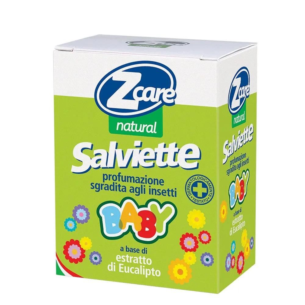 Zcare Natural Salviettine Baby Repellenti per Bambini 10 Pezzi