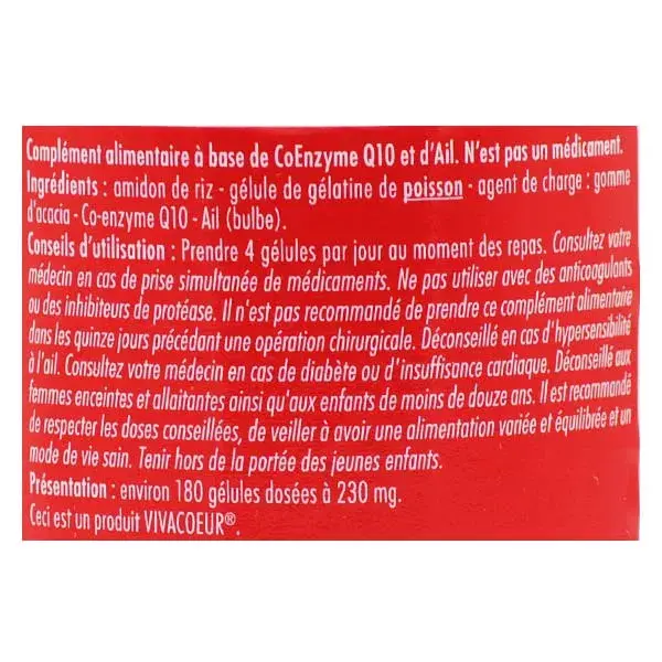 Superdiet Coenzyme Q10 + Ail 180 capsules
