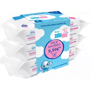 Sebamed Babyfeuchttücher Packung 3x60 Einheiten