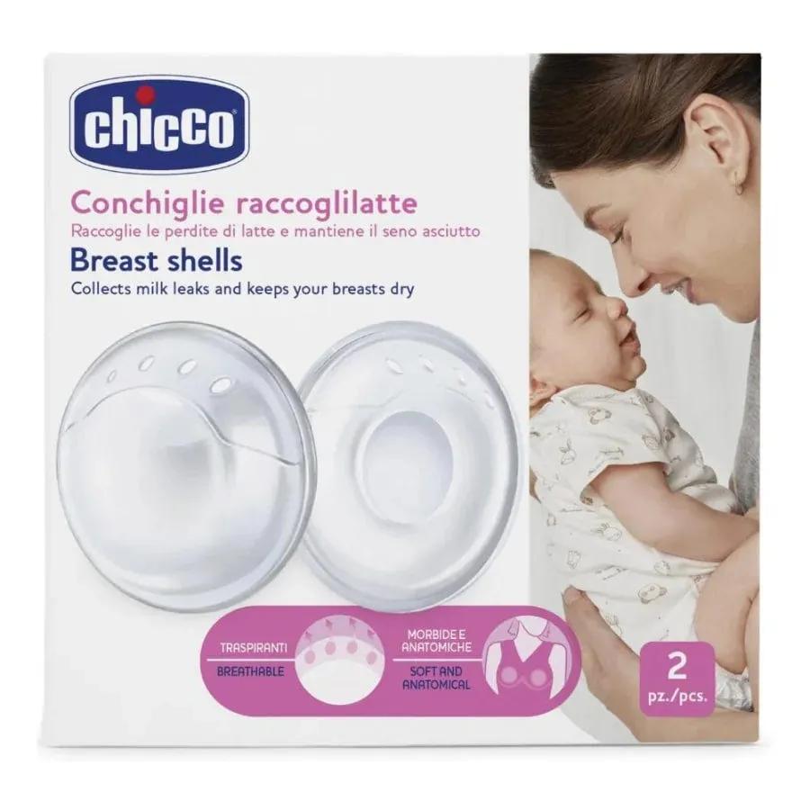 Chicco Conchiglie Raccogli Latte 2 Pezzi