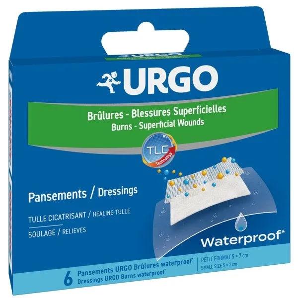  Urgo Ustioni Superficiali Waterproof 5x7cm 6 Cerotti