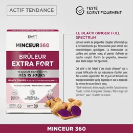 Eafit Minceur 360 - Brûleur Extra Fort - Brûleur de graisses -  Black Ginger