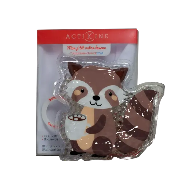 Actikine Hot/Cold Compress ball kids - Racoon