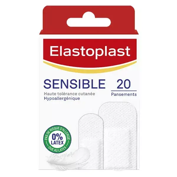 Elastoplast Sensible Pansement Blanc 20 unités
