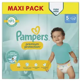 Pampers Couches Premium Protection Maxi Pack T5 (11-16 Kg)