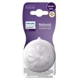 Avent Tétine Natural Response T4 +3m Lot de 2