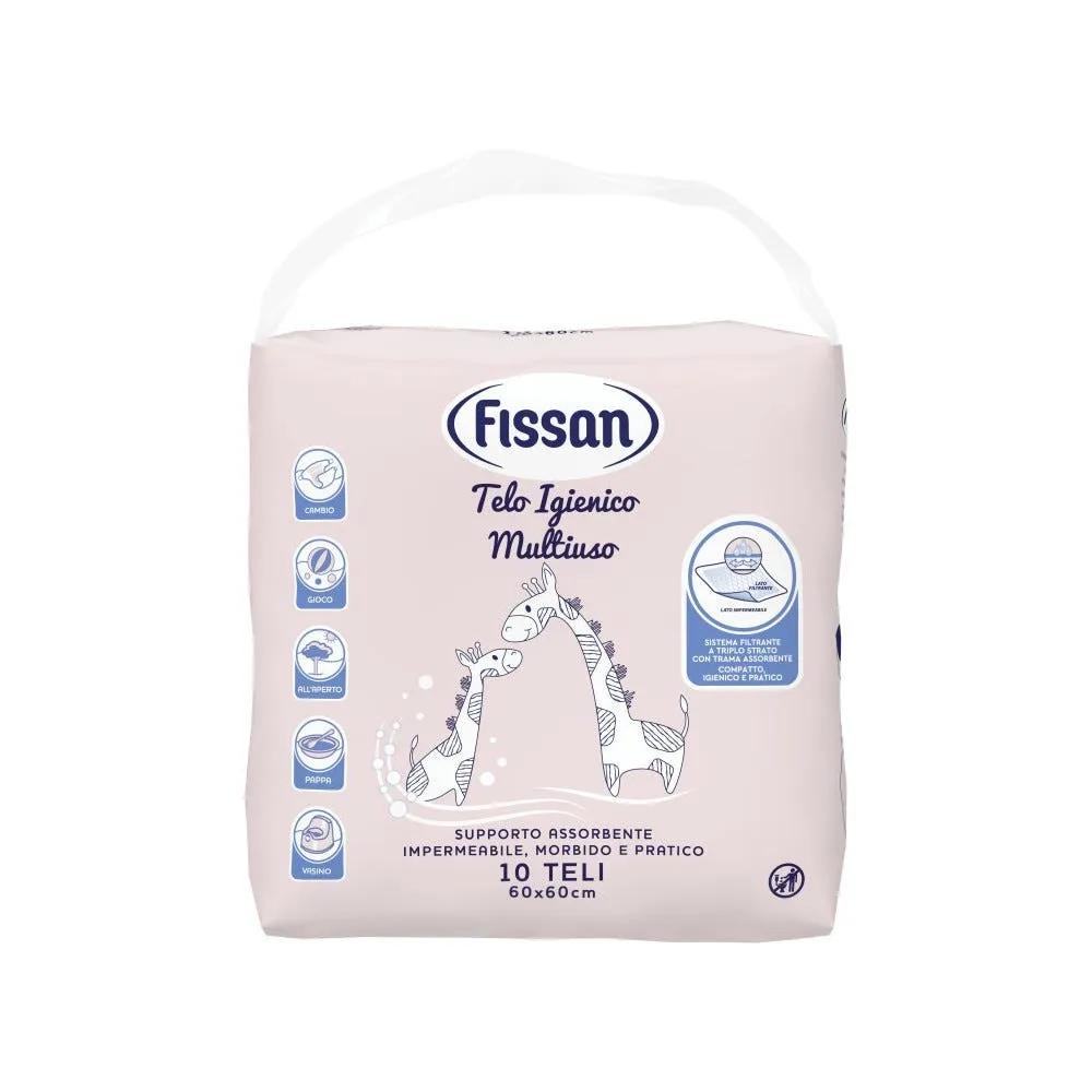 Fissan Telo Igienico Multiuso 60x60 cm 10 Pezzi