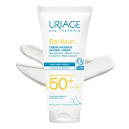 Uriage Bariésun Crème Solaire Minérale SPF50+ Sans Parfum 100ml