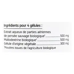 Nat & Form Écoresponsable Pensée Sauvage Bio 200 gélules