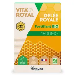 Vitavea Vita'Royal Gelée Royale Fortifiant Bio 10 ampoules