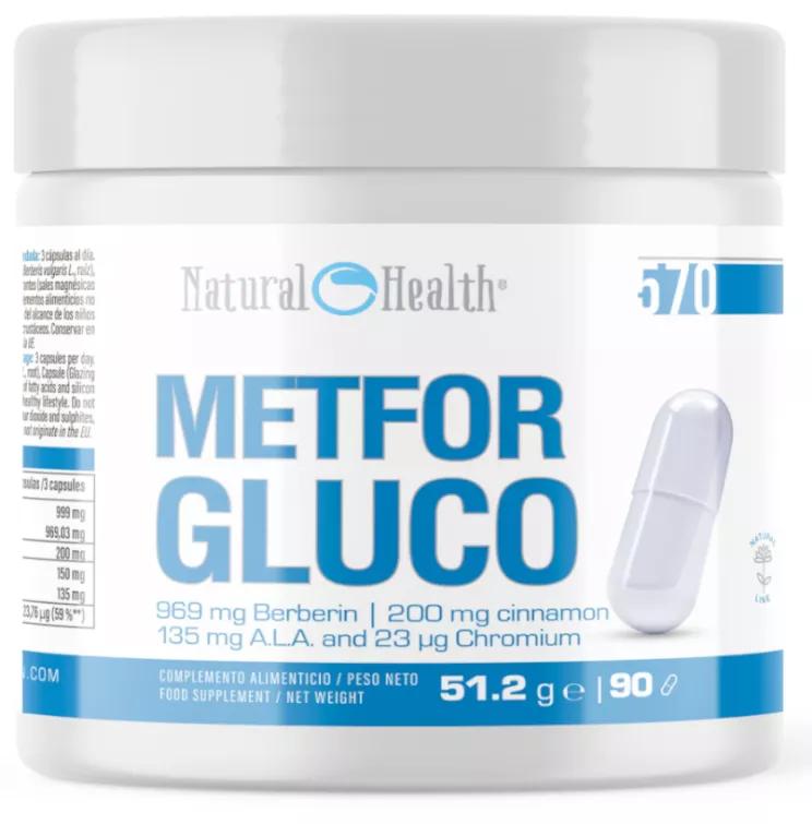 Nutrizione per l'ipertrofia Metforgluco 90 capsule