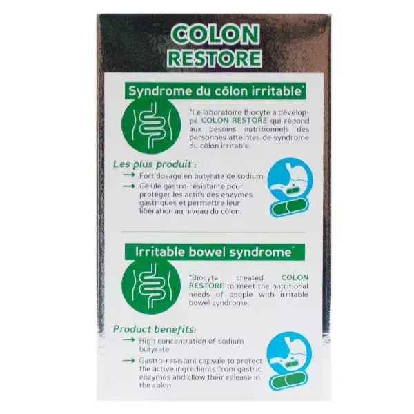 Biocyte Colon Restore 30 comprimidos