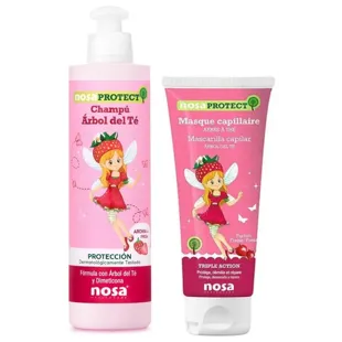 Nosa Tea Tree Shampoo 250ml Strawberry + Nosa Tea Tree Strawberry Hair Mask 100ml