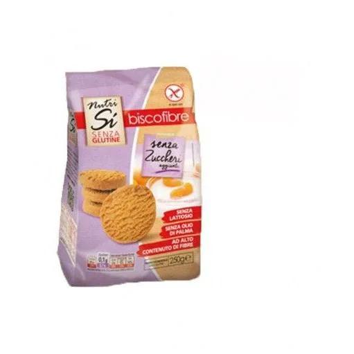 NutriSì Biscofibre Senza Zuccheri Senza Glutine 250 g