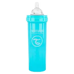 Twistshake Biberon Anti-Colique Bleu Pastel +4m 330ml