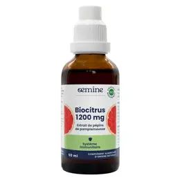 Oemine Biocitrus 1200 Extrait de Pépins de Pamplemousse Trés Concentré Bio 50ml